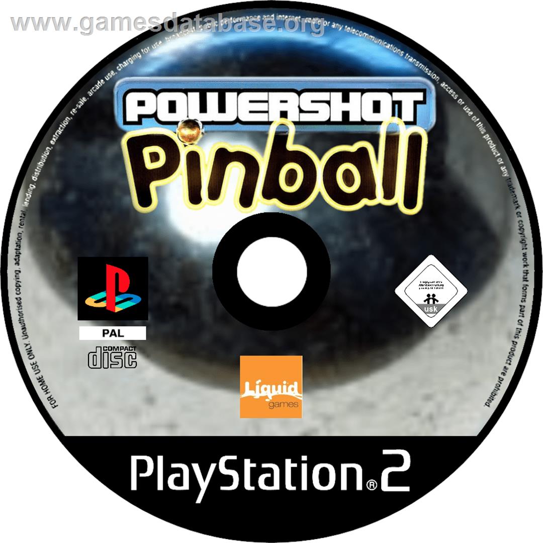 Powershot Pinball - Sony Playstation 2 - Artwork - Cartridge